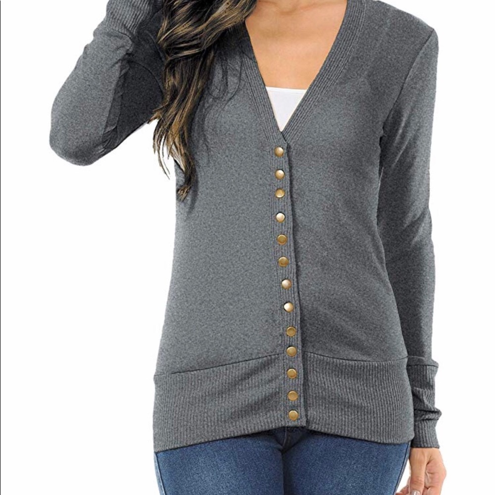 Zenana Outfitters snap front cardigan